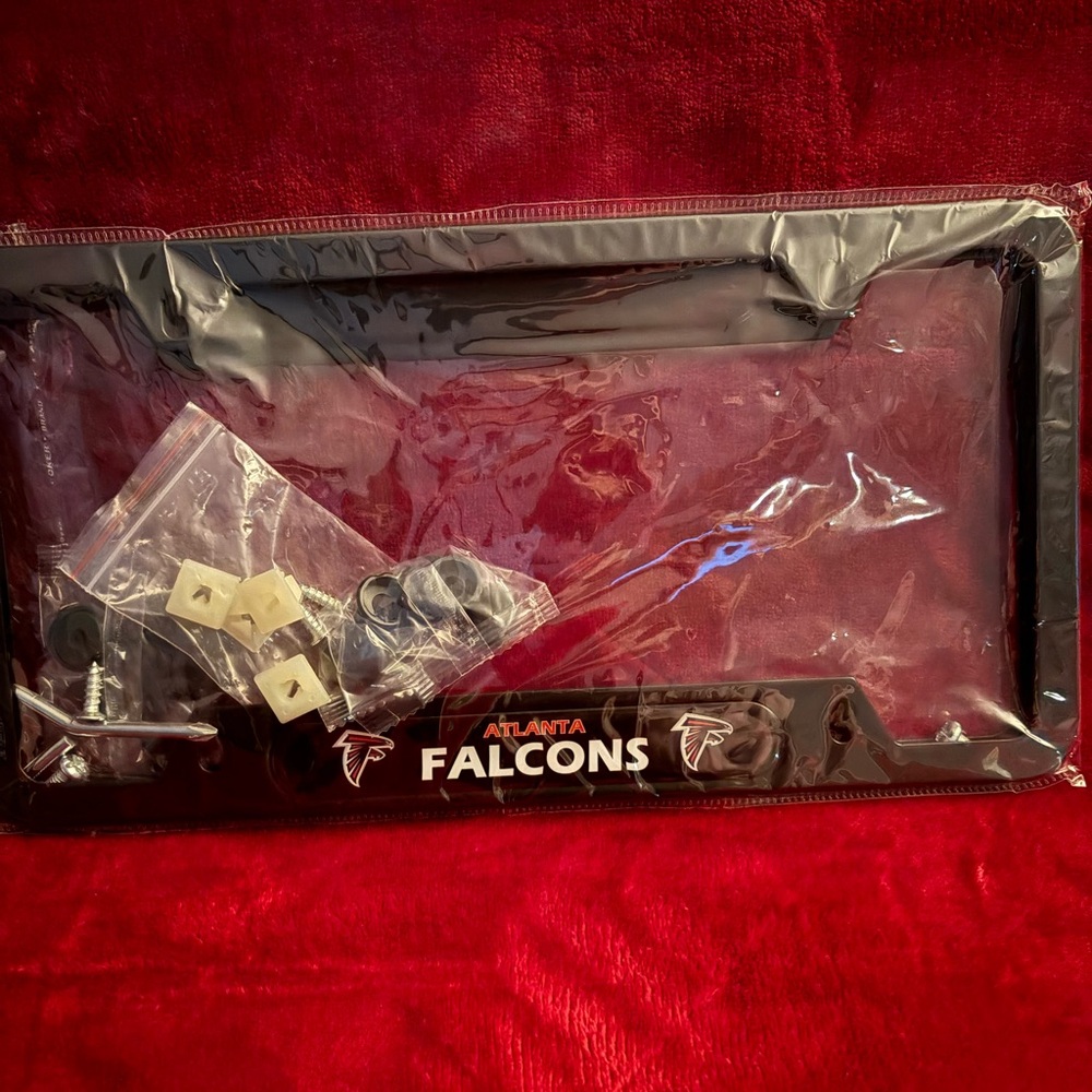 NFL Atlanta Falcons license plate holder